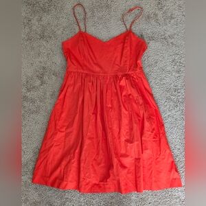 GAP Bold Red Strapless Sun Dress